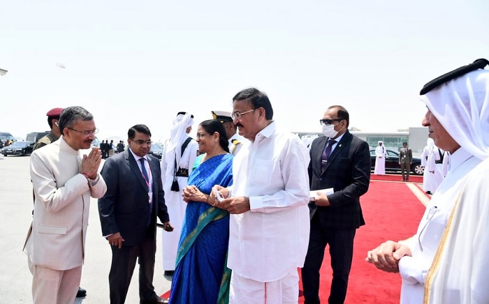कतर, उपराष्ट्रपति एम. वेंकैया नायडू, भारत यात्रा, Qatar, Vice President M. Venkaiah Naidu, Visit India